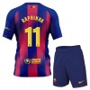 Camisola + Calções FC Barcelona Raphinha 11 Criança Equipamento 1ª 2025-26